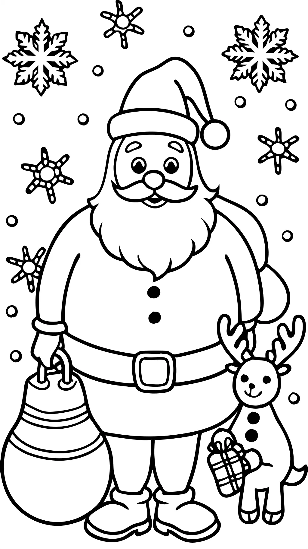 st nick coloring pages